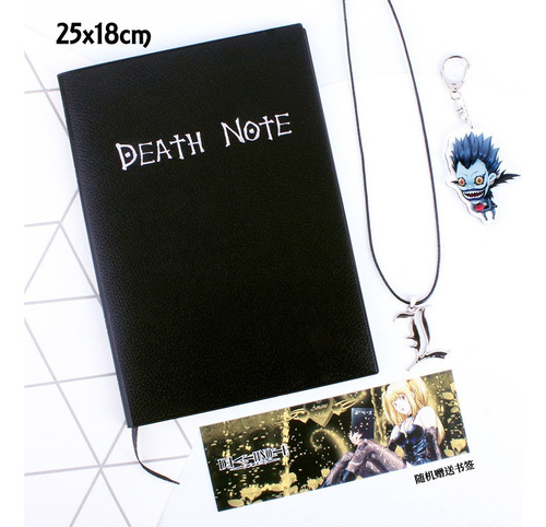 Death Note Grande+pluma Pluma+collar+llavero