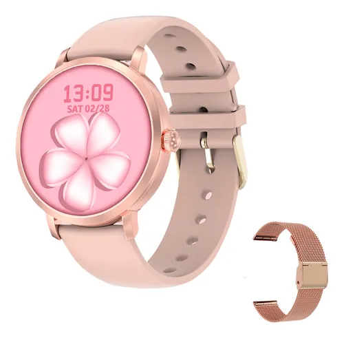 Reloj Inteligente Dt No.1 S Mujer Elegante Control Menstrual