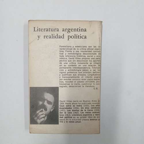 Literatura Argentina Y Realidad Política - David Viñas