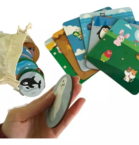 Jogo Educativo Super Bingo De Brinquedo Infantil Dos Animais