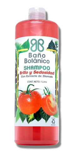 Shampoo Baño Botanico Extracto De Jitomate (brillo)  1l