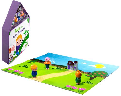 Libros con Figuras: Juan y los Frijoles Mágicos.: Libro Interactivo con figuras: Juan y los frijoles mágicos, de Varios. Editorial Silver Dolphin (en español), tapa dura en español, 2022