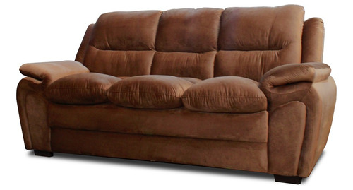 Sillon 3 Cuerpos Living Sofa Alta Calidad Marron Georgia