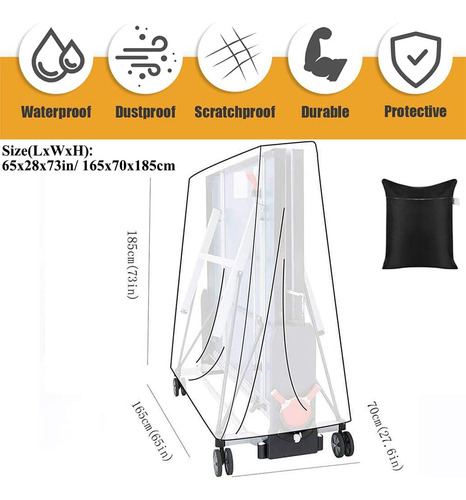 Cubierta Plegable Para Mesa De Ping Pong Impermeable 210d