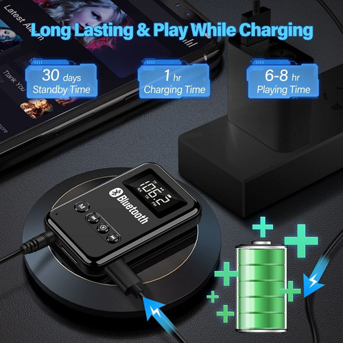 Imagen 9 de 9 de Transmisor Receptor Bluetooth 5.0 Tv Pc Tablet Parlante Auto