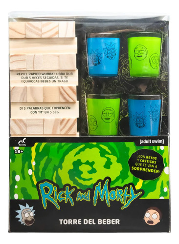 Torre Del Beber Rick Y Morty Juego De Mesa +18
