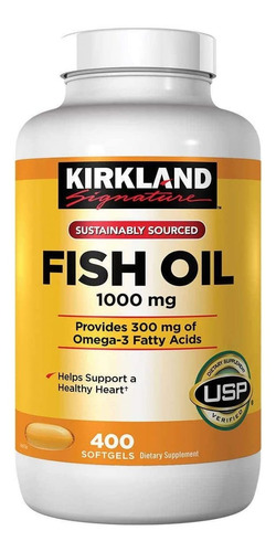 Fish Oil Kirkland Signature 1000mg 