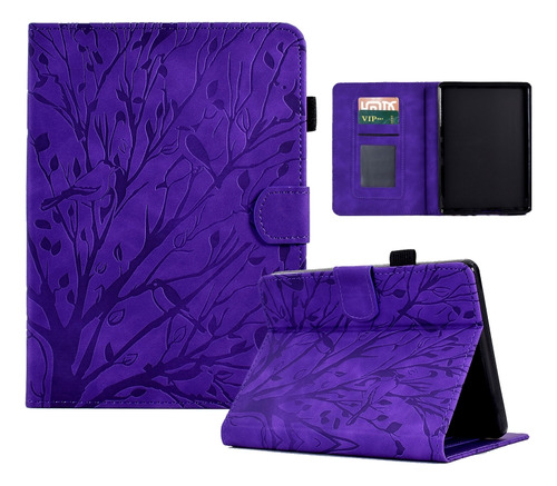 Funda De Tableta Morada Para Amazon Kindle Paperwhite/2/3/4