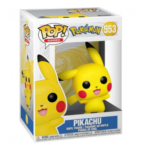 Boneco Funko Pop! Pokémon - Pikachu Waving