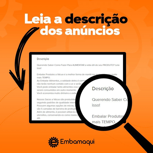 Imagem 3 de 9 de Embalagens A Vácuo Sacos 15x35 0,10 Kit 1000 Unidades