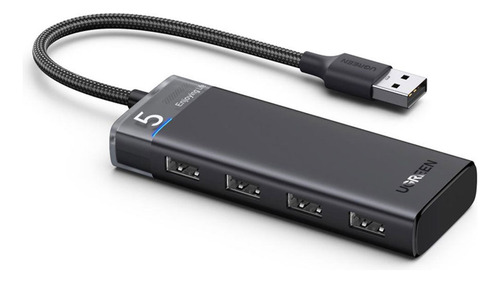 Hub Adaptador Ugreen De 4 Puertos Usb A 3.2 Gen1, 20 Cm