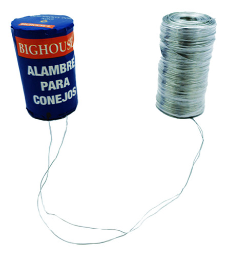 Pack6un Alambre Galvanizado Para Conejo Rollo 368mt Bighouse