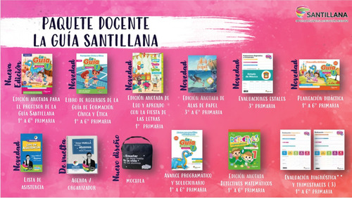 Imagen 1 de 1 de Paquete Docente Guía Santillana 1º Primaria 2020 - 2021