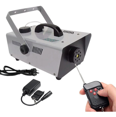 Maquina De Humo 1000w Para Eventos Con Control Discoteca Color Gris