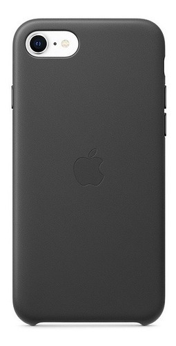 Funda Apple Para iPhone SE De Cuero Color Negro