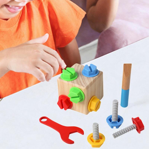 Nuevo Juego De Herramientas De Madera Diy Tuerca Ensamblaje