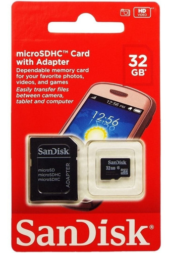 Cartão De Memória Sandisk Sdsquns-032g