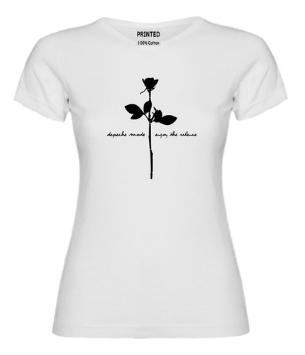 Polera Mujer Estampado Enjoy The Silence