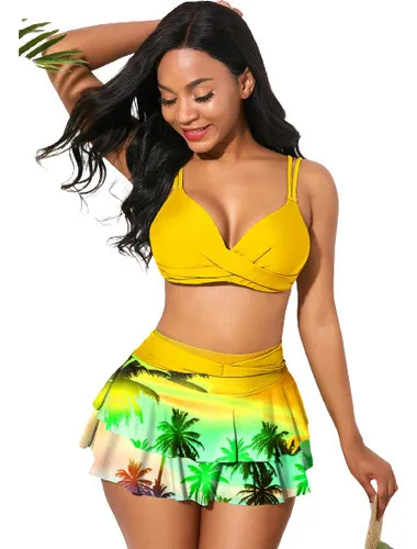 Trajes de baño completos con falda hotsell