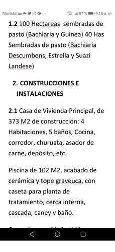 Imagen 6 de 12 de Se Vende De Oportunidad Fabulosa Hacienda En Maturin .
