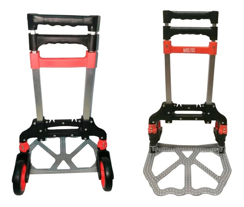 Carreta Escalador Coche Carga Plegable Hd 90kg Wolfox Wf0724