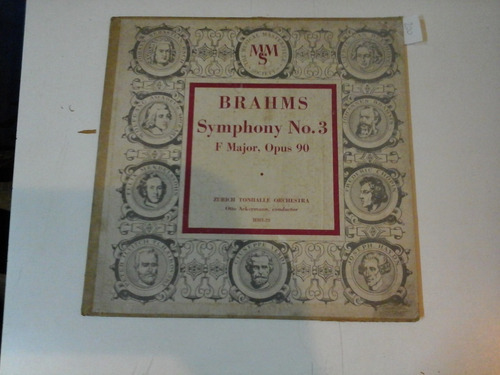 Vinilo 5346 -brahms - Symphony No. 3 - F. Major - Opus 90 