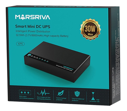 Mini Ups Dc Marsriva Kp5 8800mah Puertos Poe Usb 