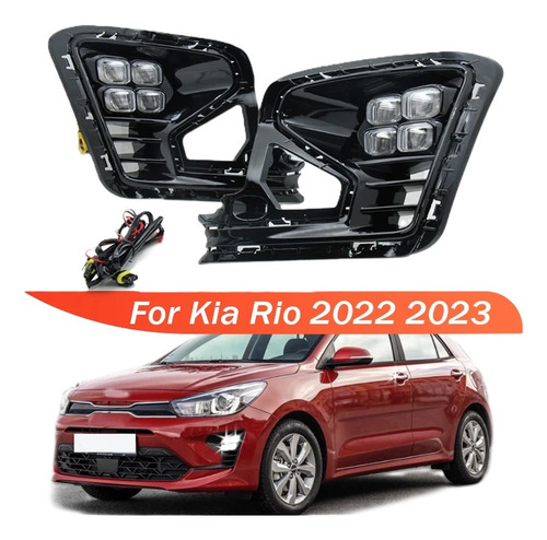 Kia Rio 2022+ Neblineros Ice Cube, Doble Funcion, Oferta!!!!
