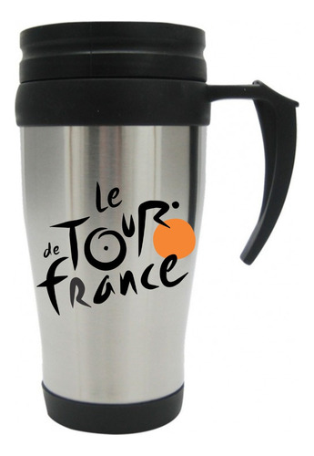 Vaso Viajero Metalico Tour De Francia Ciclismo Mugs 