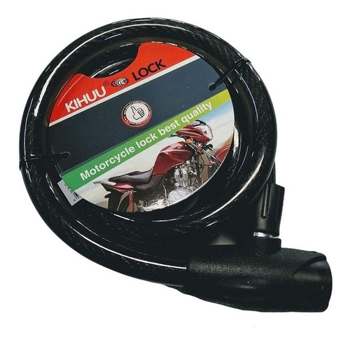 Candado Para Moto - Tipo Cable - Liga - 90 Cm