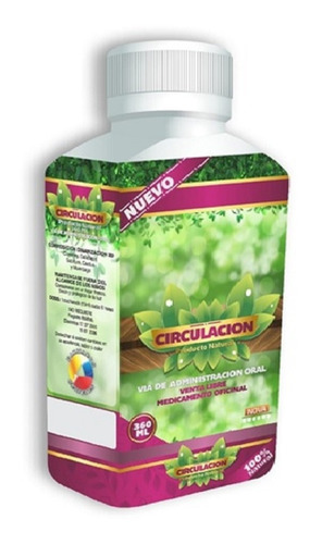 Circulacion Jarabe *360ml - Kg a $50