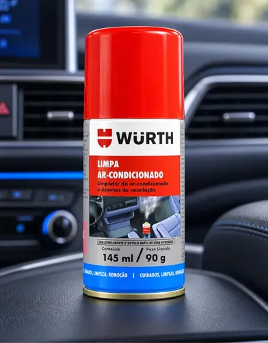 Limpa E Higieniza Ar Condicionado Automotivo Wurth 145ml 90g Carro Nov