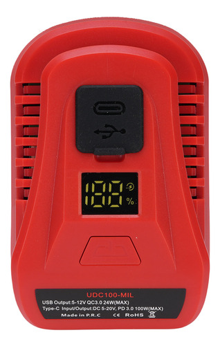 Adaptador Usb De Batería, Estación De Alimentación Inversora