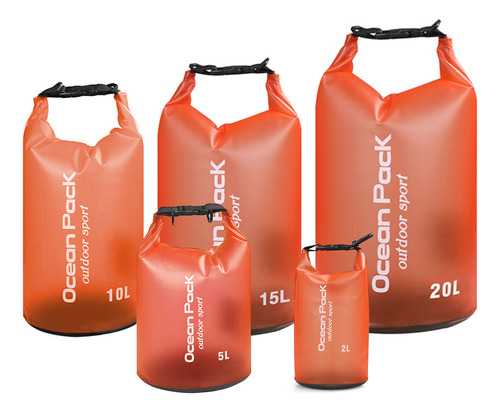 Mochila Impermeable De Pvc Plegable De 2l/5l/10l/15l/20l Par