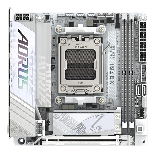 Placa Am5 Gigabyte X870i Aorus Pro Ice Micro-itx