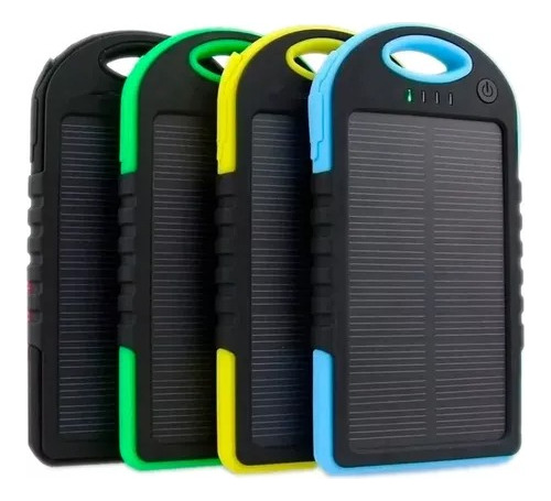 Cargador Power Bank Panel Solar 12000mah Bateria Y Linterna