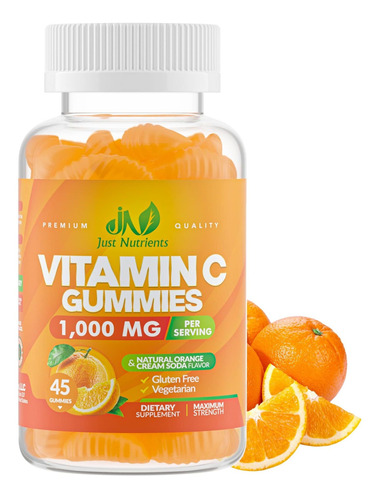 Gomitas De Vitamina C De 1000 Mg Con Zinc Y Extractos De Hie