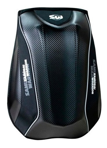 Mochila Moto Semi Rigida Turismo Samurai 32/49 Lts Casco