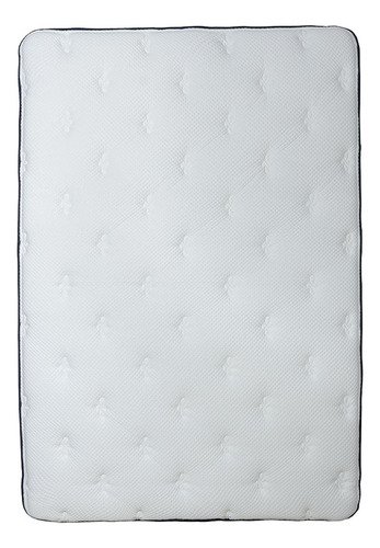 Colchón Matrimonial Dormimundo Vizco Air Medio 39cm Color Blanco