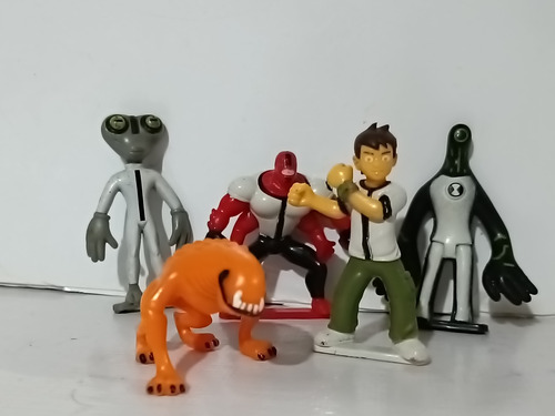 Figuras Promocionales Gansipremios Ben 10 Son De Plástico (Usado)