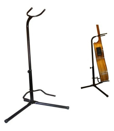 Soporte Pie Con Cuello Plegable Chromos Para Guitarra Bajo