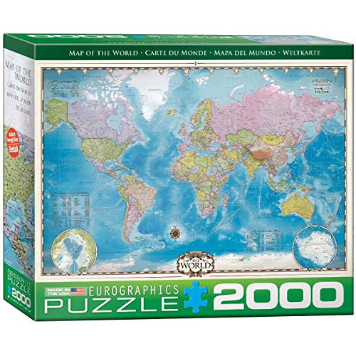 Eurographics Map Of The World Puzzle (2000-piece) (8220-0557