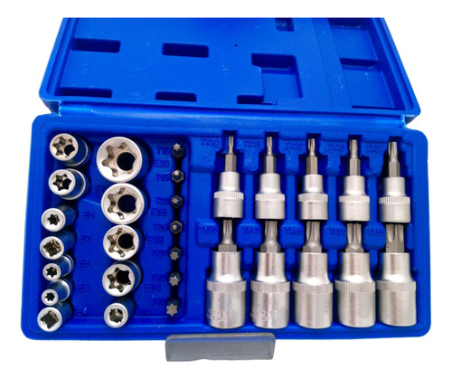 Kit De Dados Torx Y Puntas 29 Piezas 