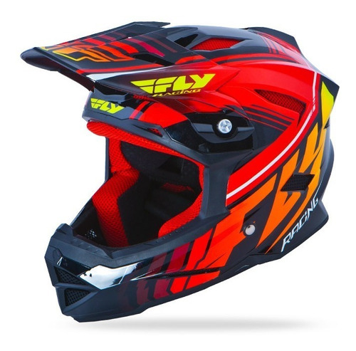 Casco Fly Default Rojo Negro Bmx-downhill