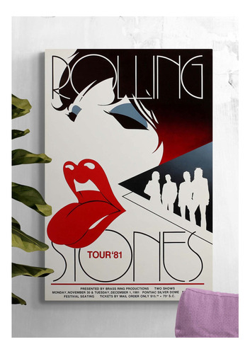 The Rolling Stones Tour '81 Poster (60 X 90 Cms)