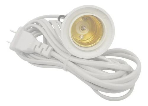Cable Extensión Lampara 8m Soket Interruptor Enchufe