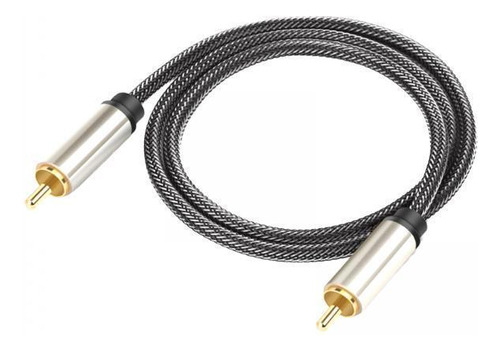 5 Cable Coaxial De Audio Digital Rca Macho A Macho Subwoofer