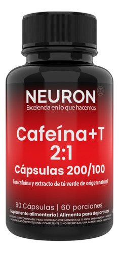 Neuron Cafeína + T 2:1 - Energía Y Rendimiento Deportivo