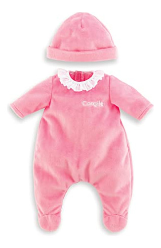 Corolle 14 Baby Doll Outfit - Pink Pajamas - Mon Grand Poup