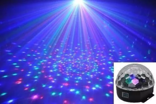 Bola Maluca Dj Jogo De Luz Rgb Bluetooth Musica Pelo Celular